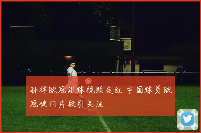 孙祥欧冠进球视频走红 中国球员欧冠破门片段引关注