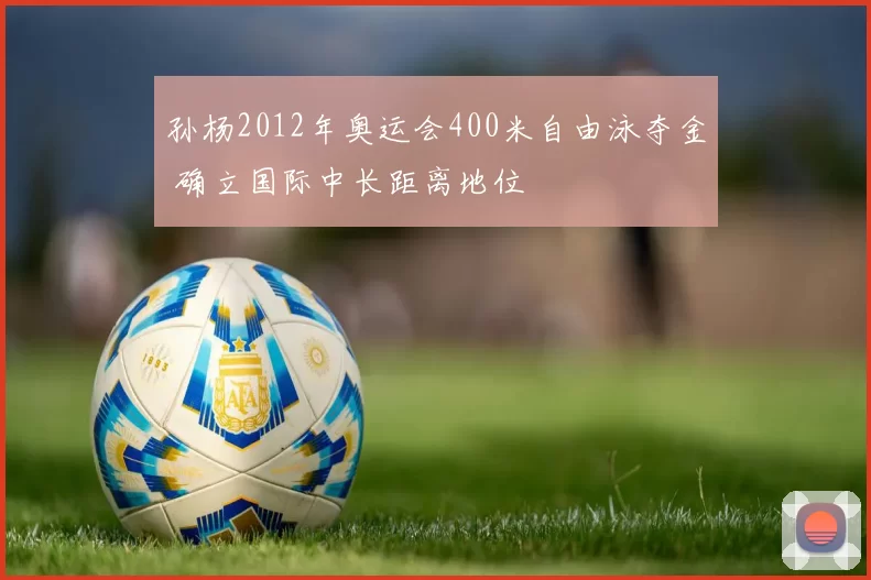 孙杨2012年奥运会400米自由泳夺金 确立国际中长距离地位